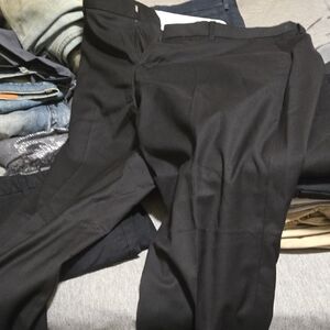 H&M Black Men's Dress Pants - Slim Tailored Style